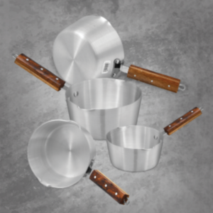 SG 4 Pcs Set Essentials Aluminum Milk Pan