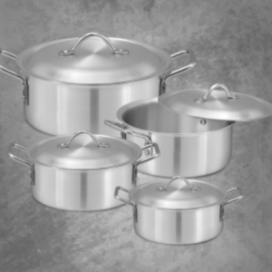 SG 8 Pcs Set Essentials Aluminum Braising Pan