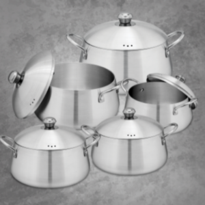 SG 10 Pcs Aluminum Belly Set with Lid