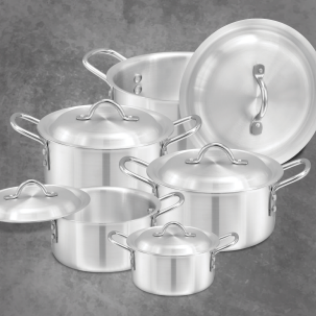 SG 10 Pcs Set Essentials Aluminum Catering