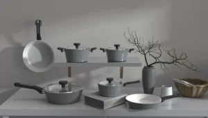 SG 10-Piece Icon Non-Stick Cookware Set | Ceramic Coating | Sauce Pans, Frying Pans, Sauté Pans & Stock Pots | Glass Lid | Induction Bottom